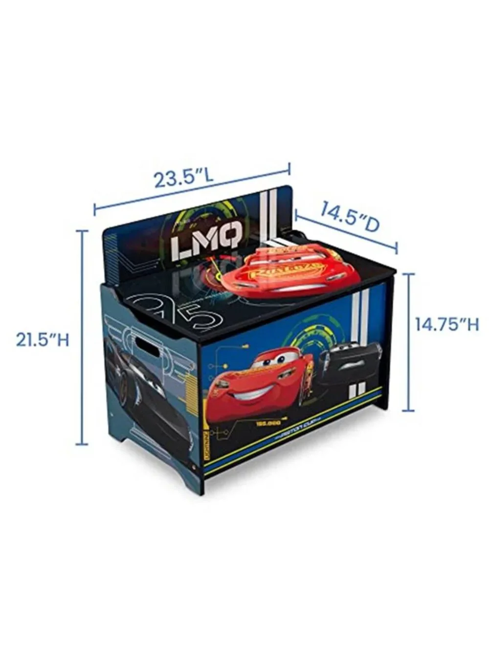 New Deluxe Toy Box, Disney/Pixar Cars